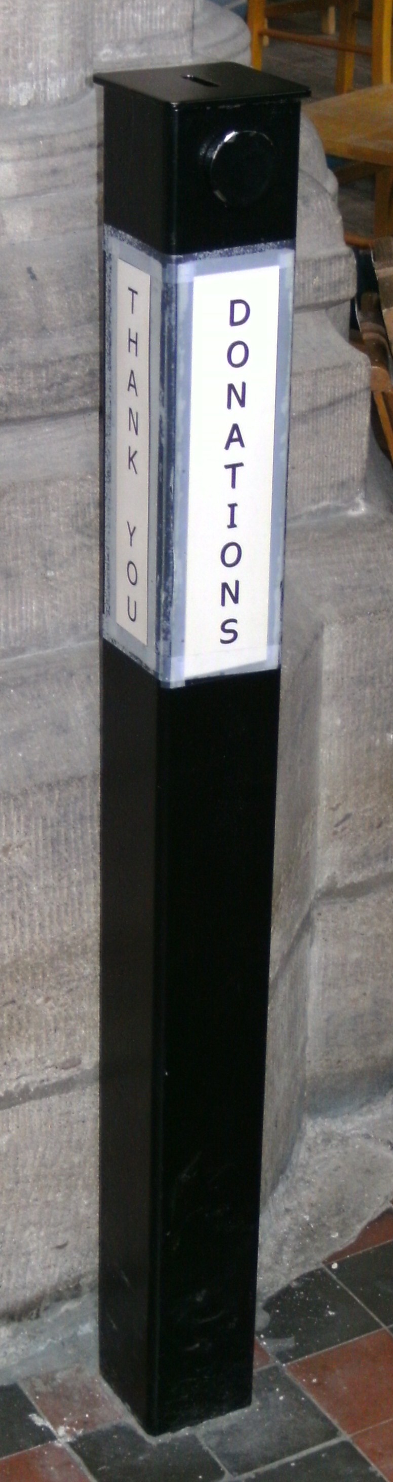 Church collection box